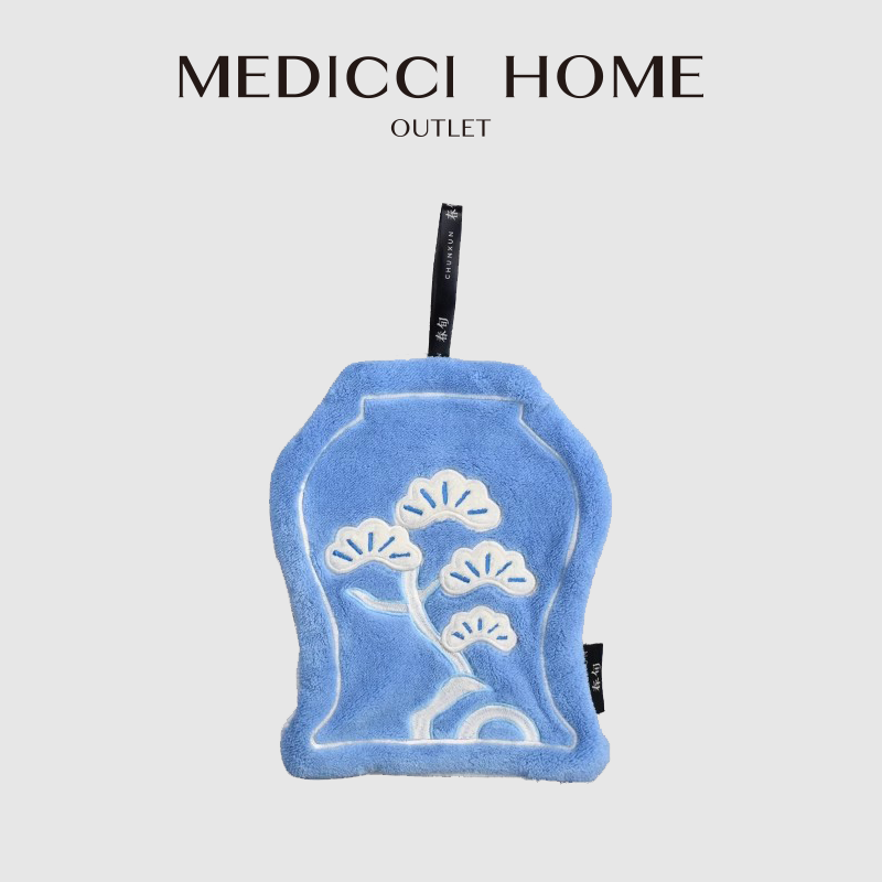 Japanese Home Bathroom Design - Medici handuk tangan bordir pohon pinus
