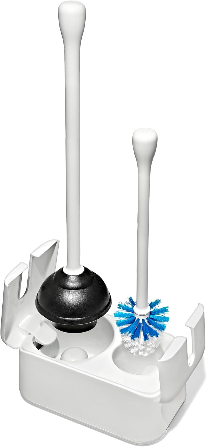 Toilet Brush Holder - Set Sikat Toilet & Plunger Good
