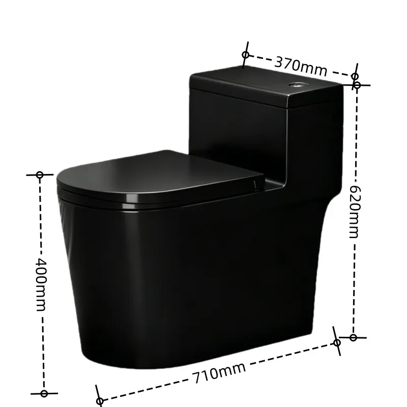 Home Bathroom Ware - untuk Toilet Siram Siphon Hitam Chaozhou