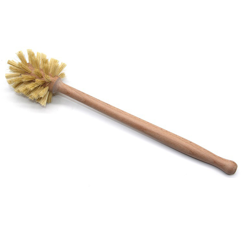 Toilet Brush Holder - 1 Buah Sikat Toilet Kayu Pegangan