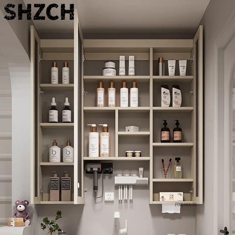 Home Living Bathroom Vanity - Cermin Kamar Mandi Modern yang Ditebalkan