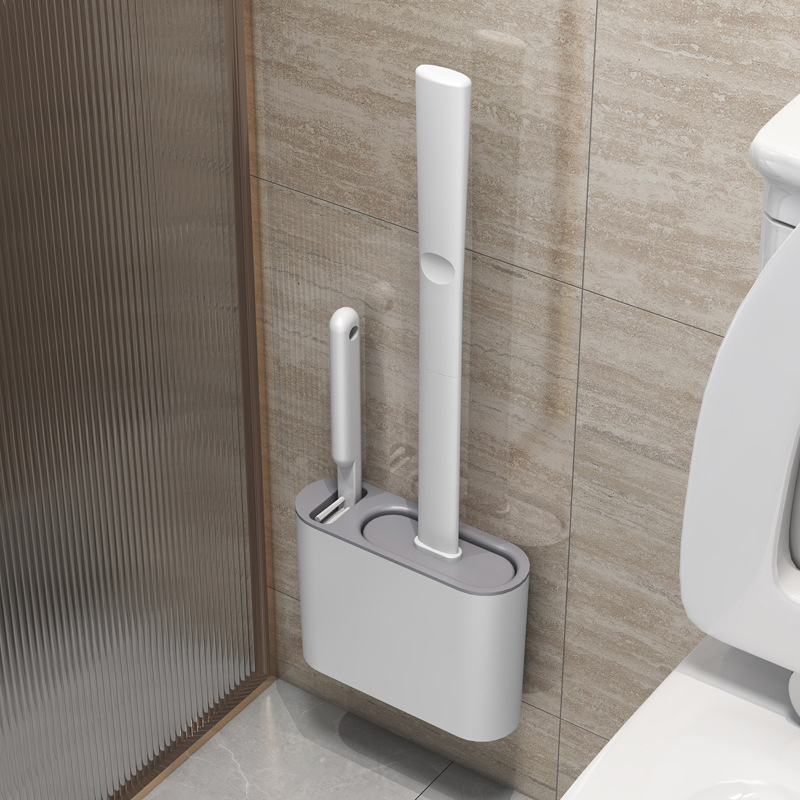 Toilet Brush Holder - Sikat Toilet Gantung Dinding dengan Tempat