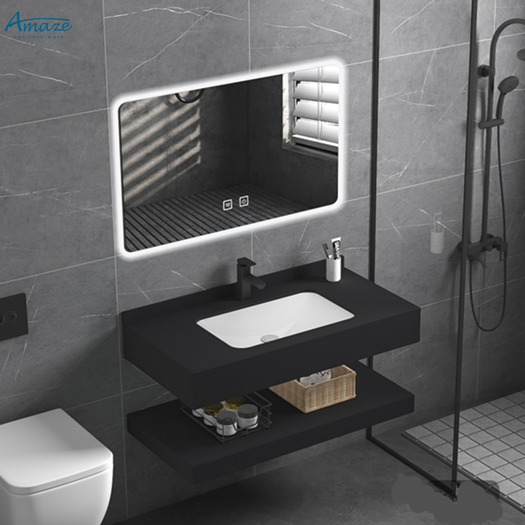 Home Living Bathroom Vanity - Kabinet Kamar Mandi Tahan Lama, Rak
