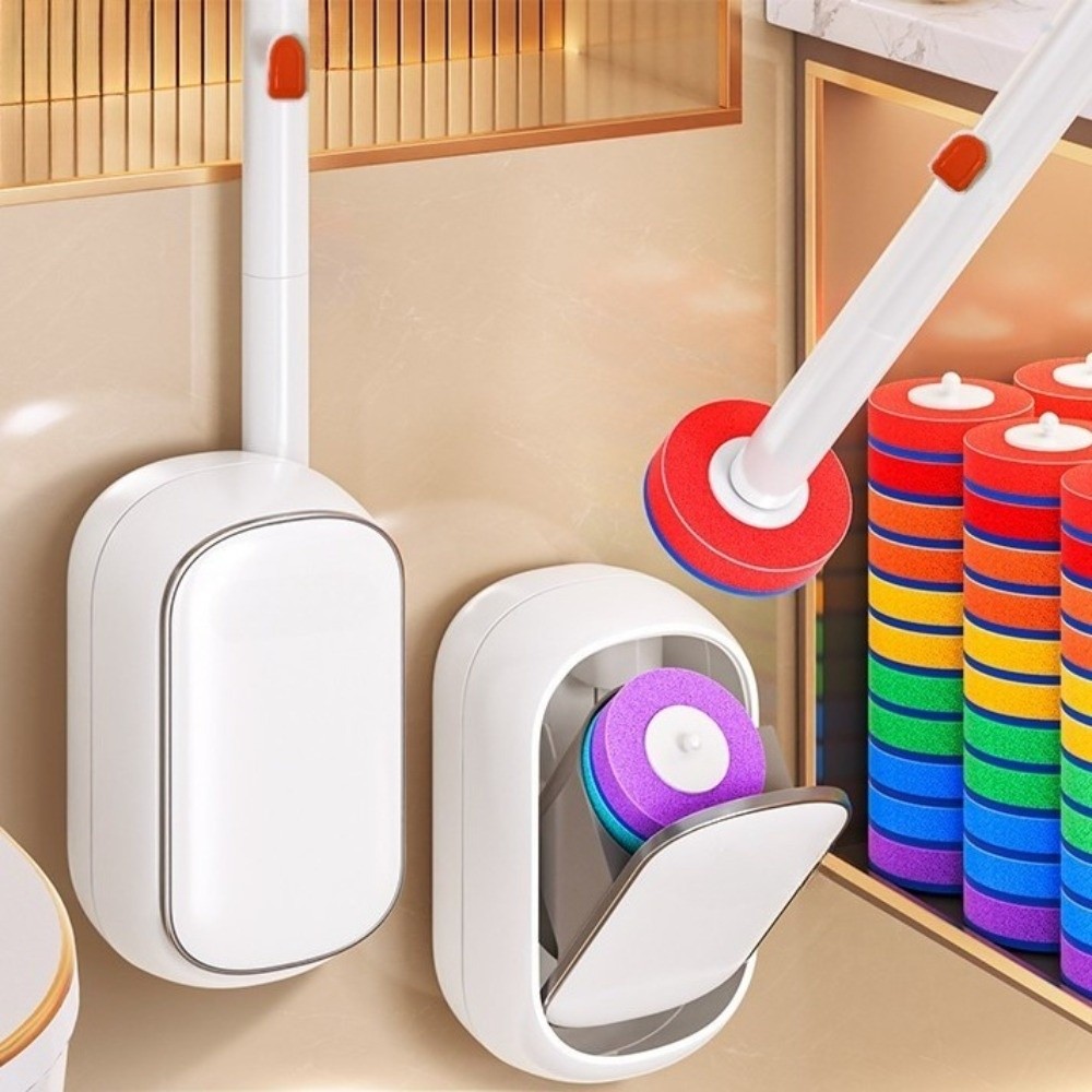 Toilet Brush Holder - Set Sikat Pembersih Toilet Terpasang di