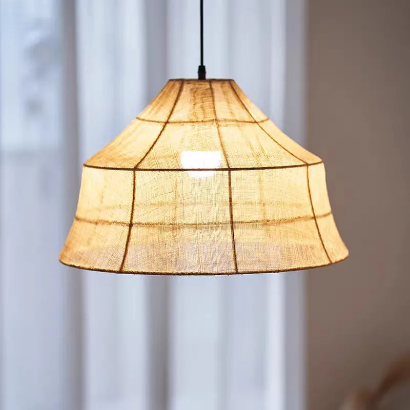 Japanese Home Bathroom Design - Lampu Gantung LED Jepang Wabi-sabi Desain