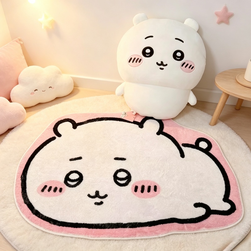 Home Bathroom Floor Mats - Karpet Kartun Chiikawa Anime Hachiware Usagi,