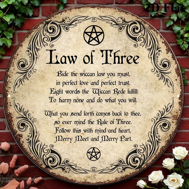 Home & Bathroom Building Products Pte Ltd Photos - CIFBUY Vintage Wicca Triple Goddess Aluminium