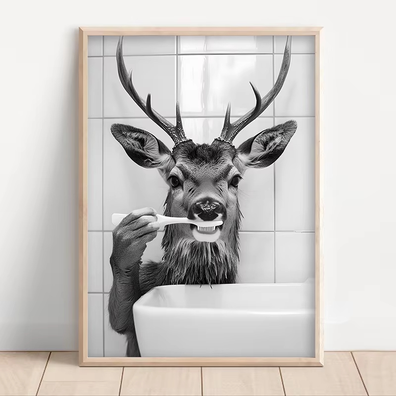 Poster lucu hitam-putih tentan - Home Bathroom Images ulasan dan harga