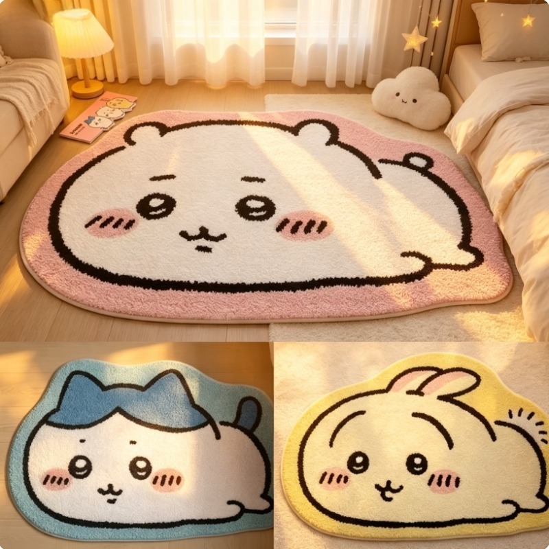 Karpet Kartun Chiikawa Anime H - Home Bathroom Floor Mats ulasan dan harga