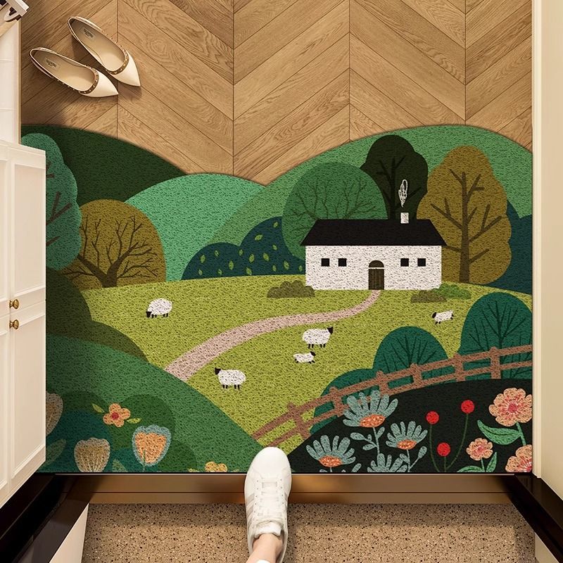 VIKAMA Pintu Masuk Lingkaran S - Zara Home Bathroom Rug ulasan dan harga