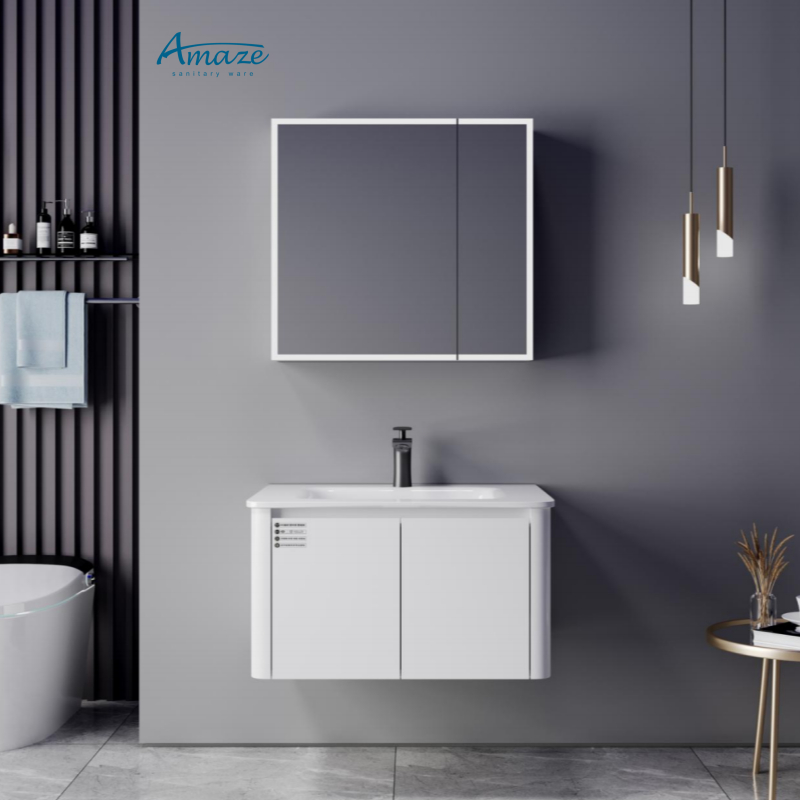Lemari Kamar Mandi AMAZE Furni - Home Living Bathroom Vanity ulasan dan harga