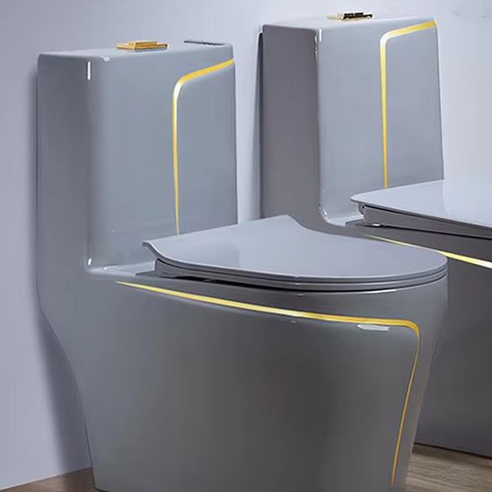 Kloset Duduk Keramik Abu-abu S - Home Bathroom Ware ulasan dan harga