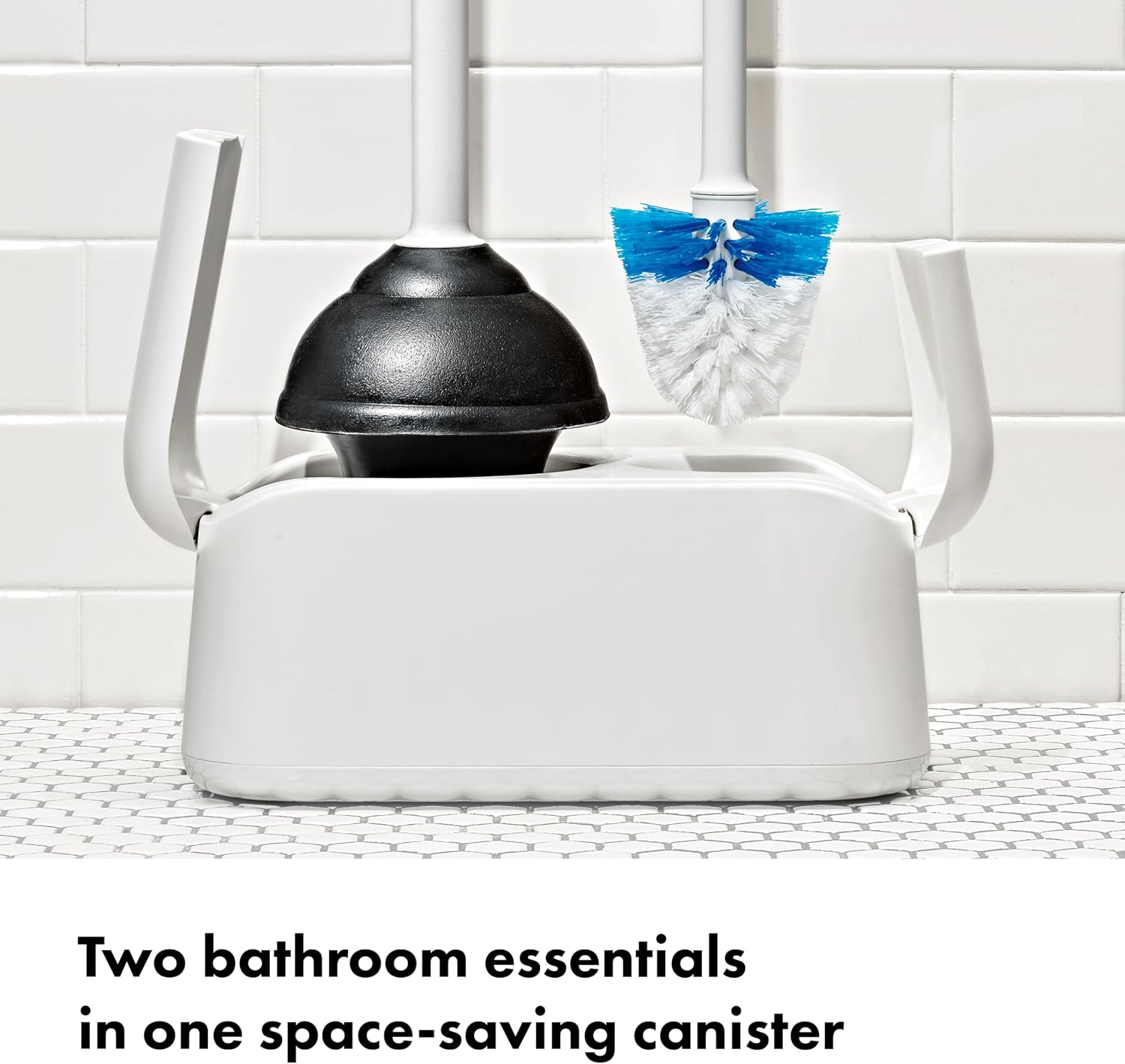 Set Sikat Toilet & Plunger Goo - Toilet Brush Holder ulasan dan harga