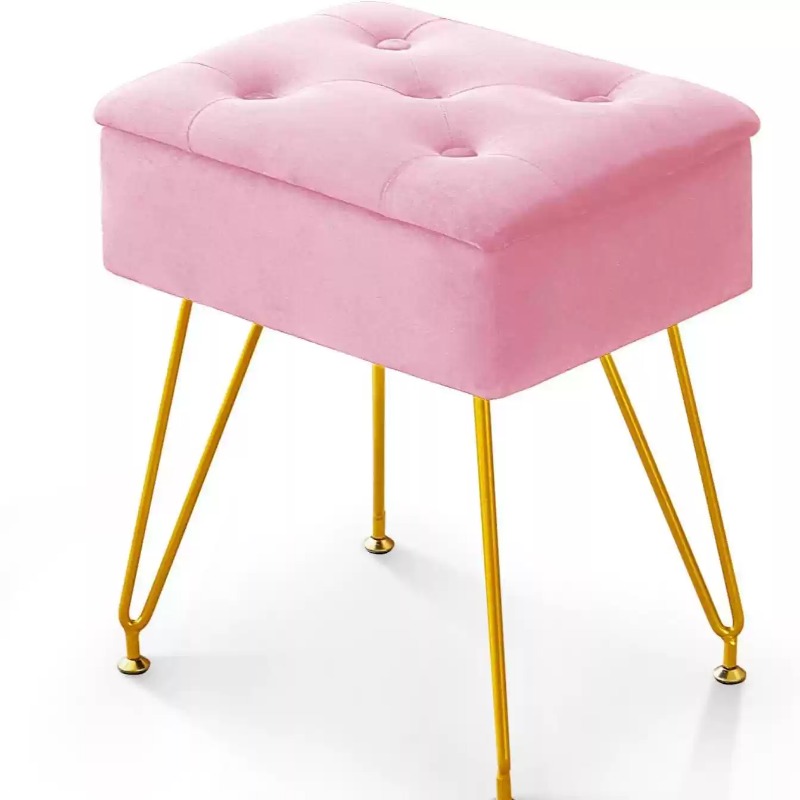 Kursi Ottoman Modern dengan Pe - Home Living Bathroom Vanity ulasan dan harga