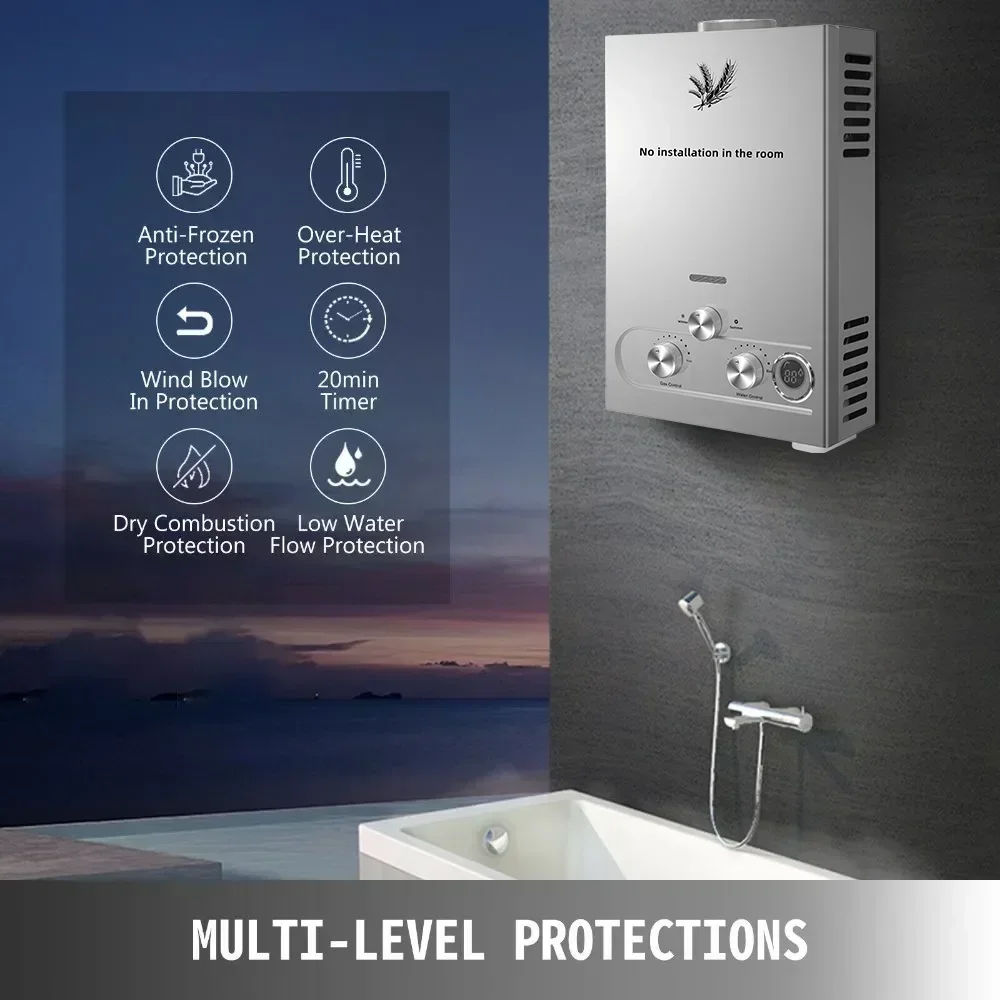 Pemanas Air Instan Tanpa Tangk - Home Bathroom Water Heater ulasan dan harga