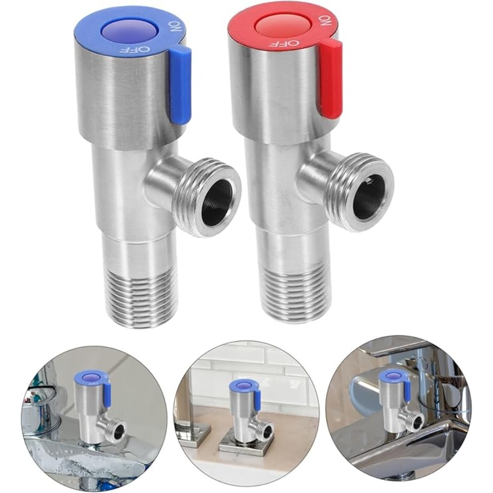 Katup Masuk Panas Dingin Baja  - Home Bathroom Water Heater ulasan dan harga