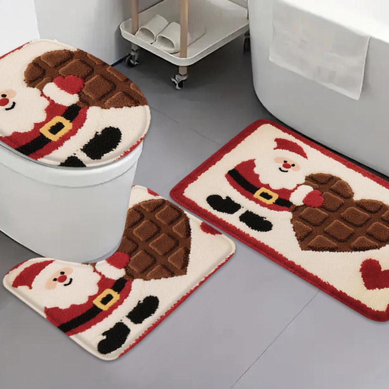 3 Buah Karpet Flanel Gambar Ka - Home Bathroom Images ulasan dan harga