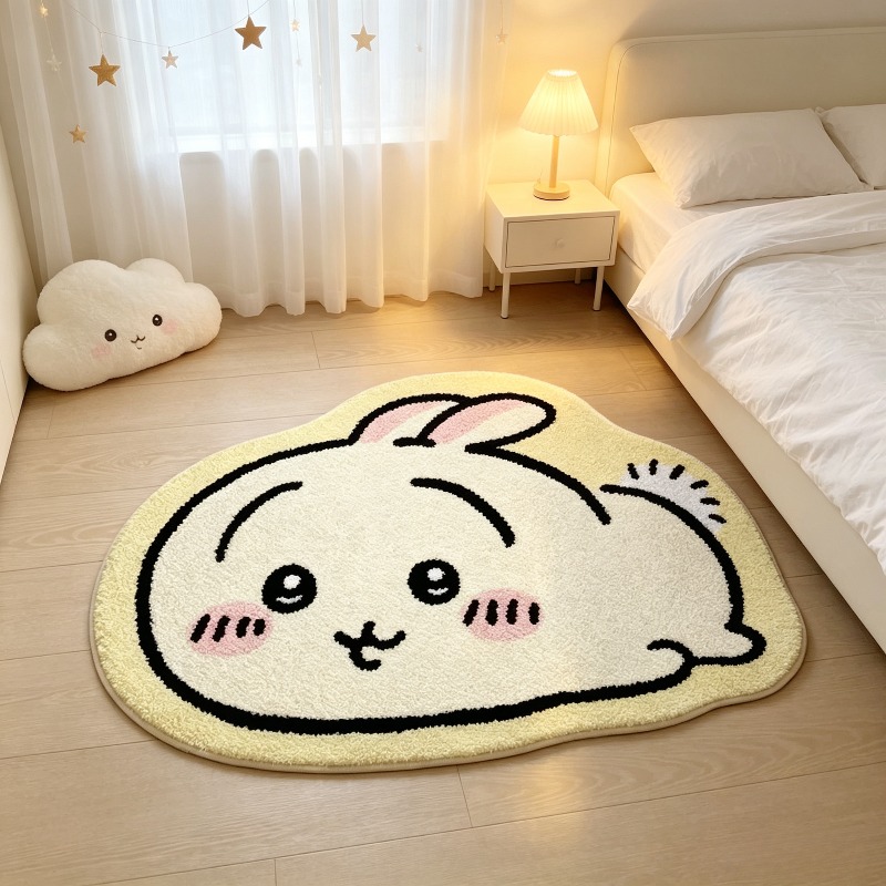 -Chiikawa！！！ Karpet Kartun Ani - Home Bathroom Floor Mats ulasan dan harga