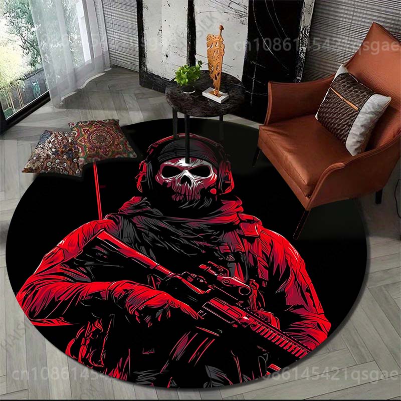Karpet Bulat Motif Tentara Ber - Home Bathroom Images ulasan dan harga