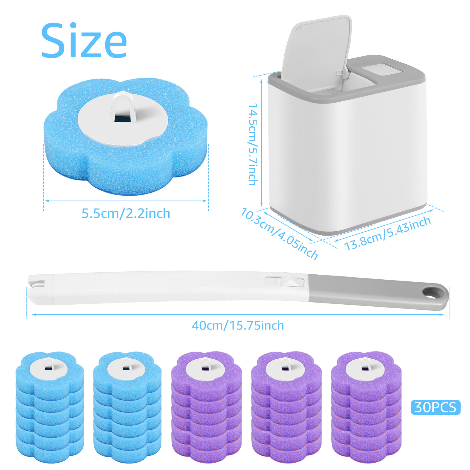 Set Sikat Toilet dan Tempat Pe - Toilet Brush Holder ulasan dan harga