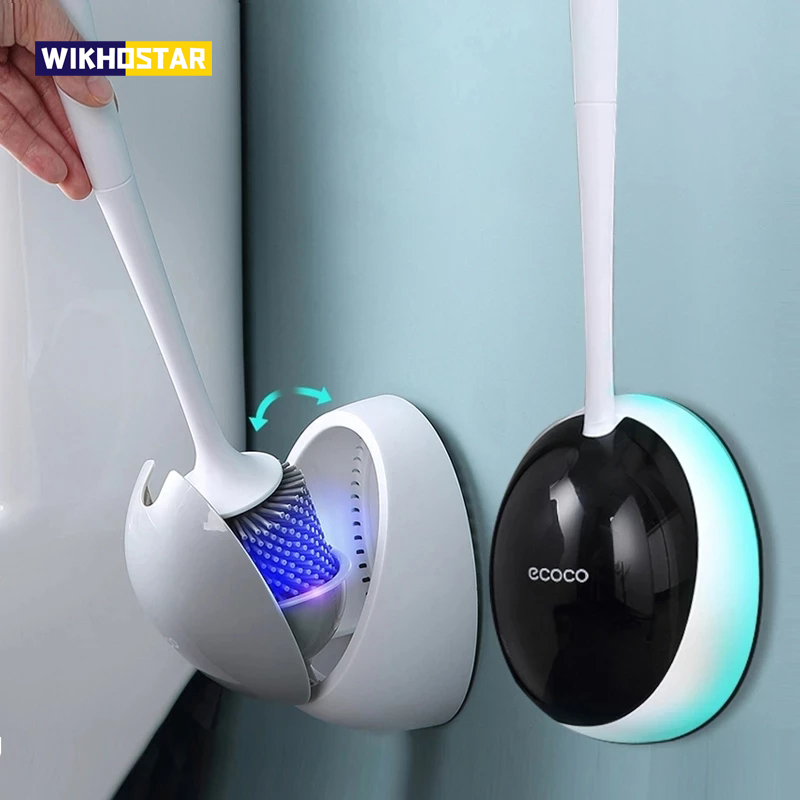 WIKHOSTAR TPR Sikat Toilet Sil - Toilet Brush Holder ulasan dan harga