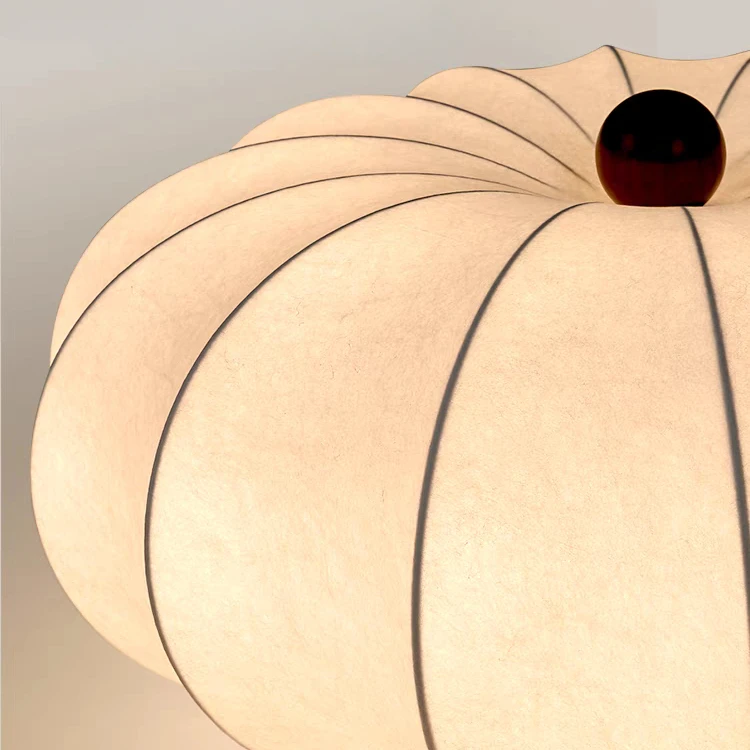 Lampu Plafon Sutra Vintage Wab - Japanese Home Bathroom Design ulasan dan harga