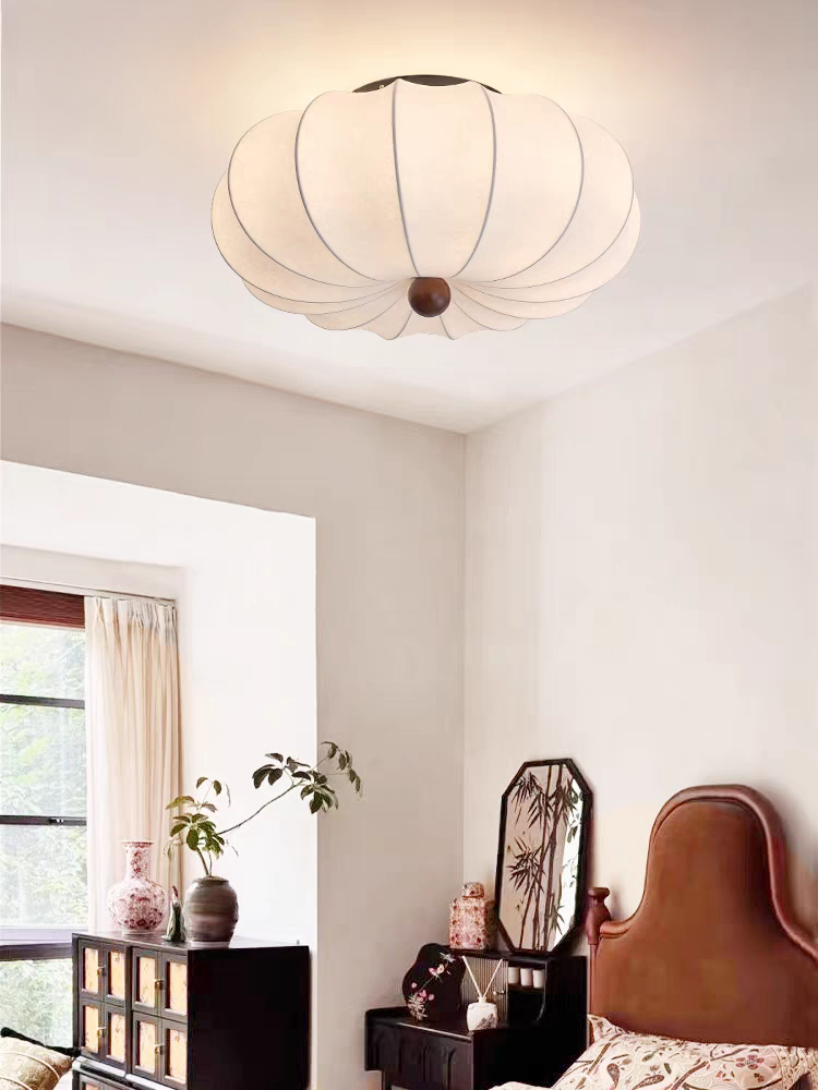 Lampu Plafon Sutra Vintage Wab - Japanese Home Bathroom Design ulasan dan harga