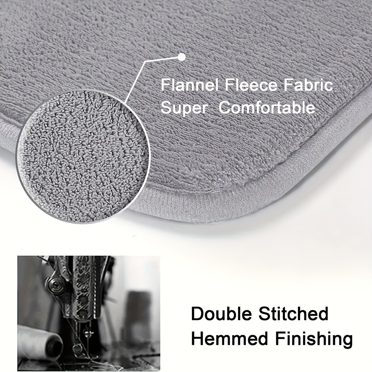Keset bulu panjang, anti selip - Home Bathroom Floor Mats ulasan dan harga