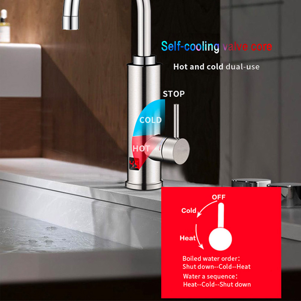 Pemanas Air Listrik 3000W Kera - Home Bathroom Water Heater ulasan dan harga