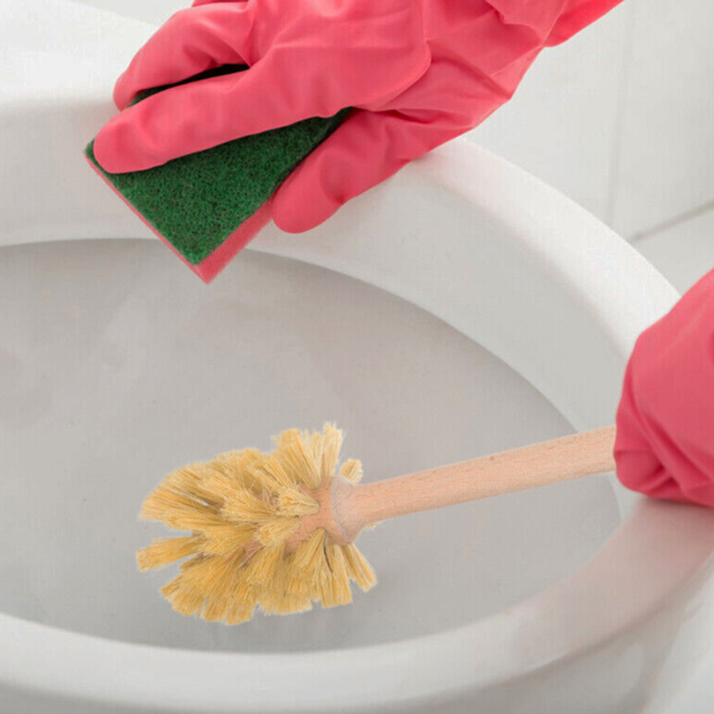 1 Buah Sikat Toilet Kayu Pegan - Toilet Brush Holder ulasan dan harga