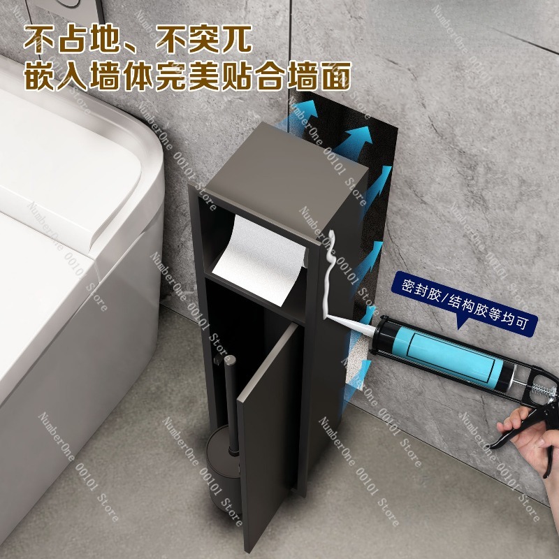 Tempat Sikat Toilet Tersembuny - Toilet Brush Holder ulasan dan harga