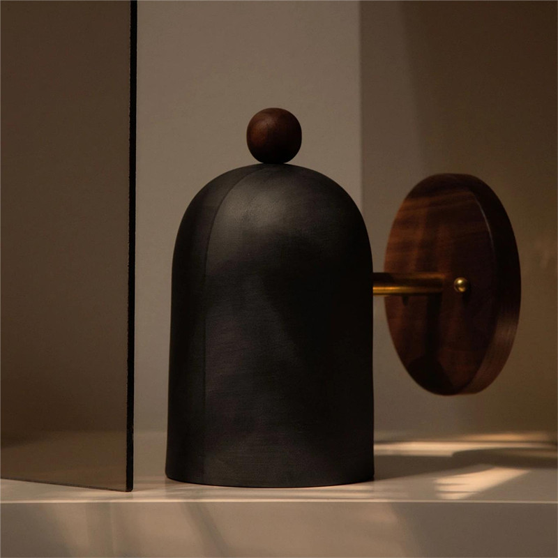Lampu dinding walnut Wabi Sabi - Japanese Home Bathroom Design ulasan dan harga