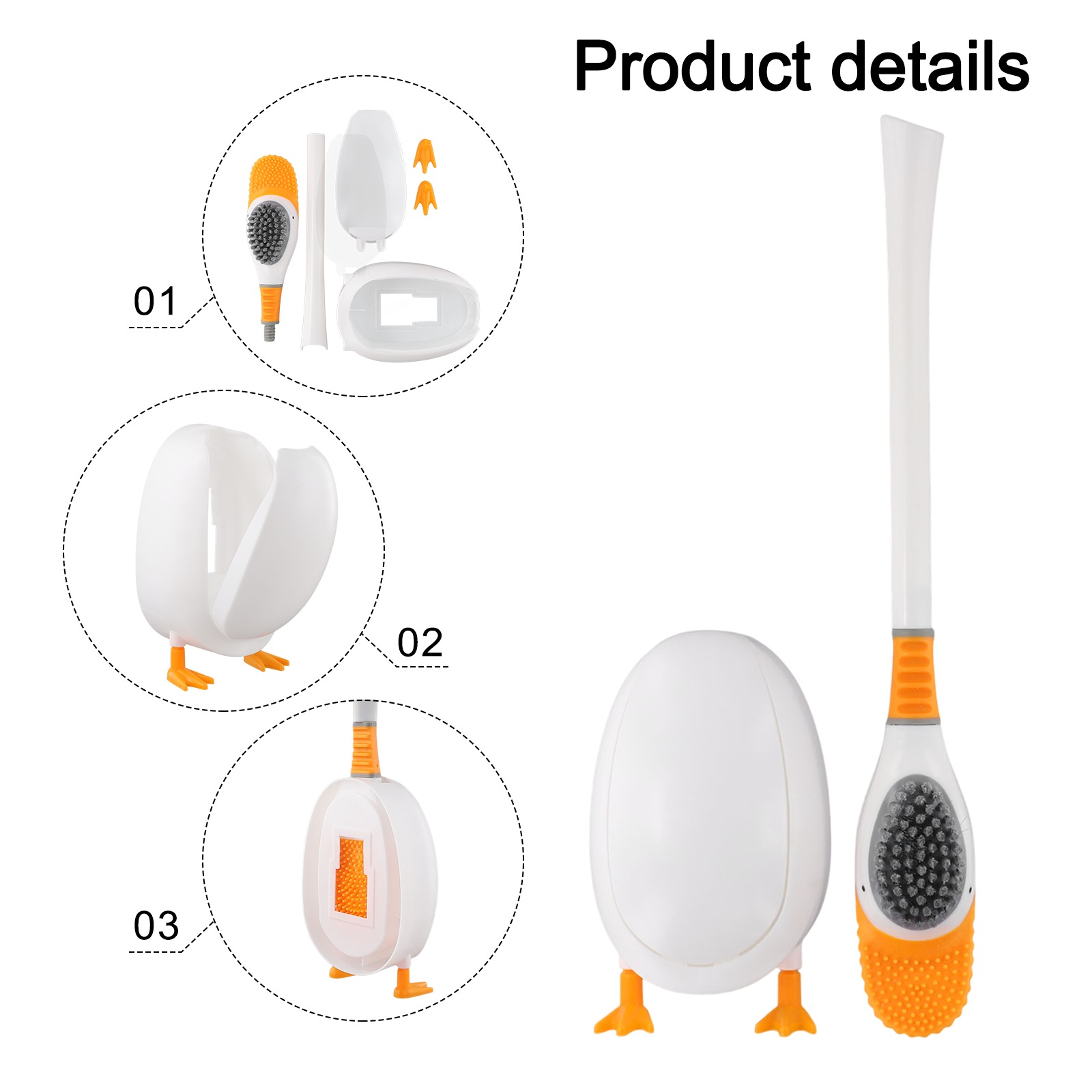 1 Buah Sikat Toilet Silikon de - Toilet Brush Holder ulasan dan harga