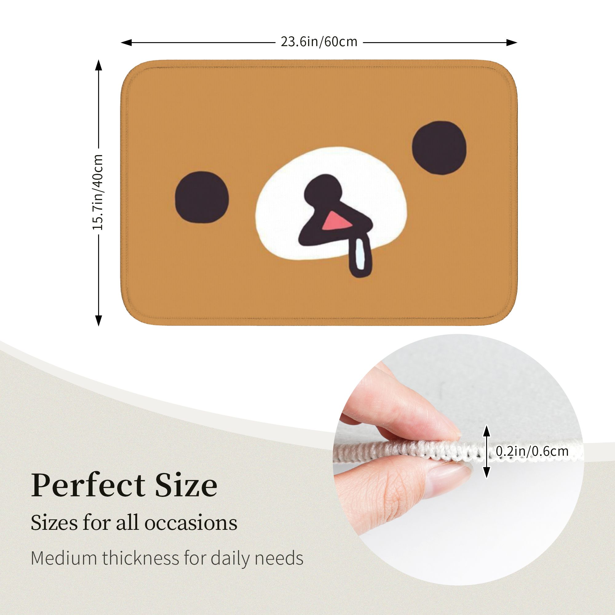 R-rilakkumaes Karpet Lantai Ka - Home Bathroom Floor Mats ulasan dan harga