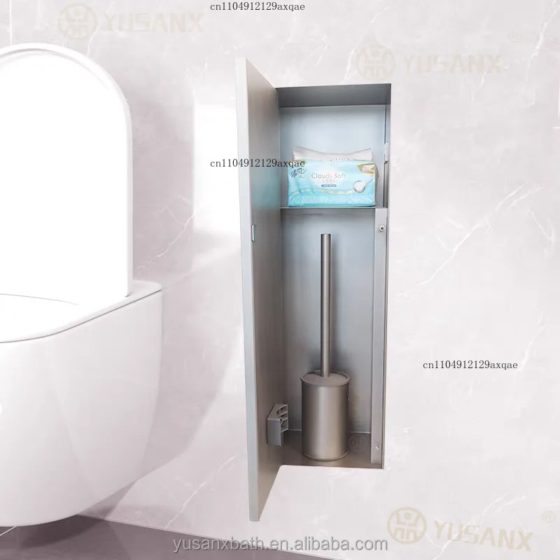 Tempat sikat toilet, tempat ti - Toilet Brush Holder ulasan dan harga