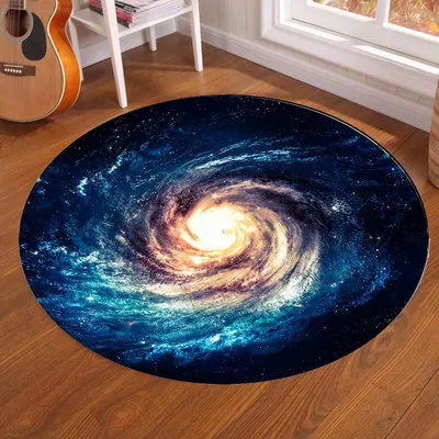 Galaxy Bumi karpet bulat bulan - Home Bathroom Floor Mats ulasan dan harga
