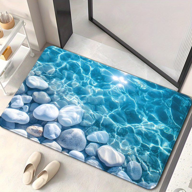 VIKAMATransparent waterstone k - Zara Home Bathroom Rug ulasan dan harga