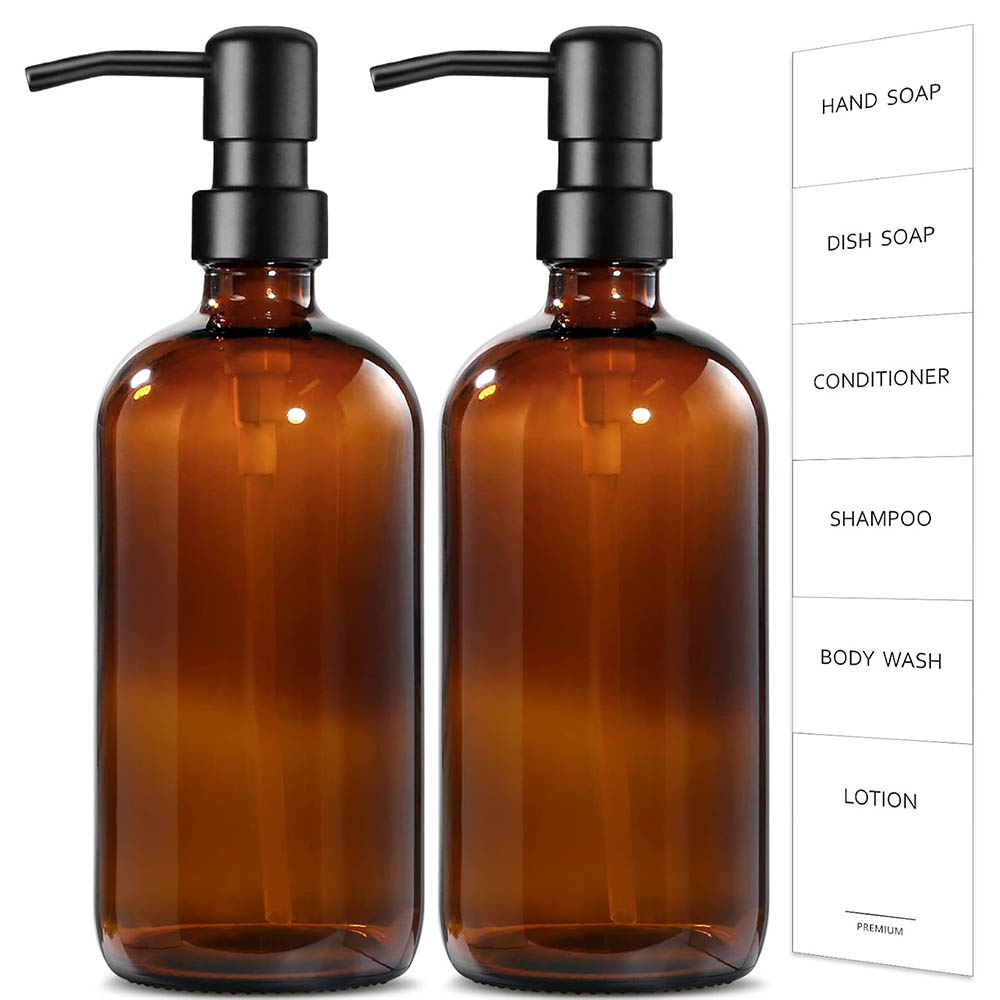 Dispenser Sabun Kaca Amber, 2  - Glass Soap Dish ulasan dan harga