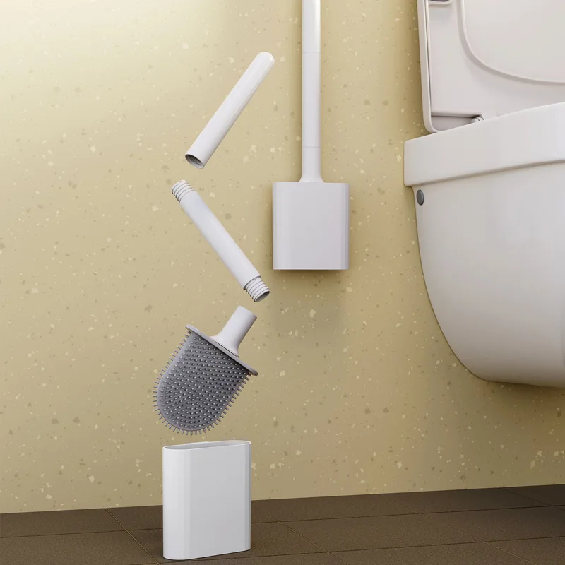 Sikat Toilet Bulu Lembut Tahan - Toilet Brush Holder ulasan dan harga