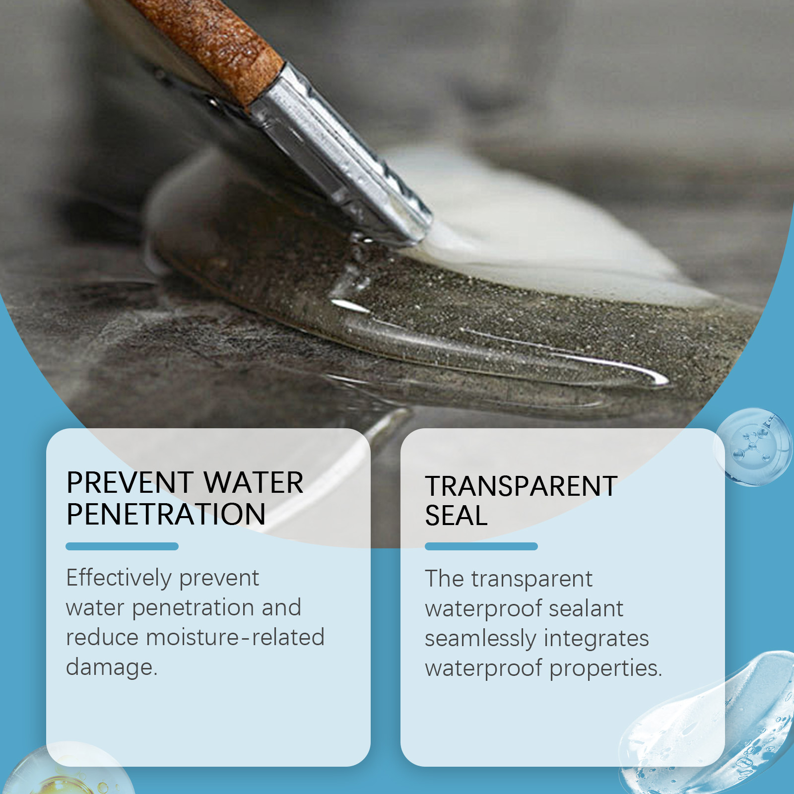 Sealant Tahan Air Transparan D - Home Bathroom Repair ulasan dan harga
