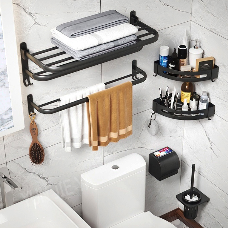 Rak Handuk Kamar Mandi Tanpa B - Home Hardware Bathroom Accessories ulasan dan harga