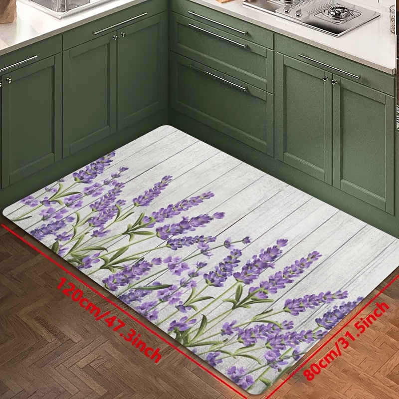 VIKAMA Keset Dapur Bunga dan T - Zara Home Bathroom Rug ulasan dan harga