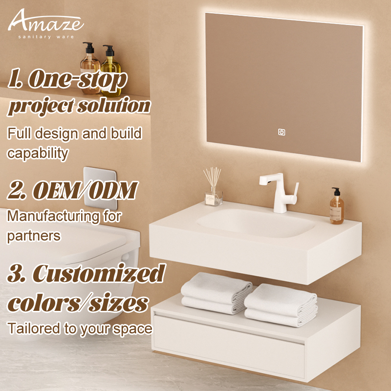 Kabinet Kamar Mandi Gaya Mewah - Home Living Bathroom Vanity ulasan dan harga
