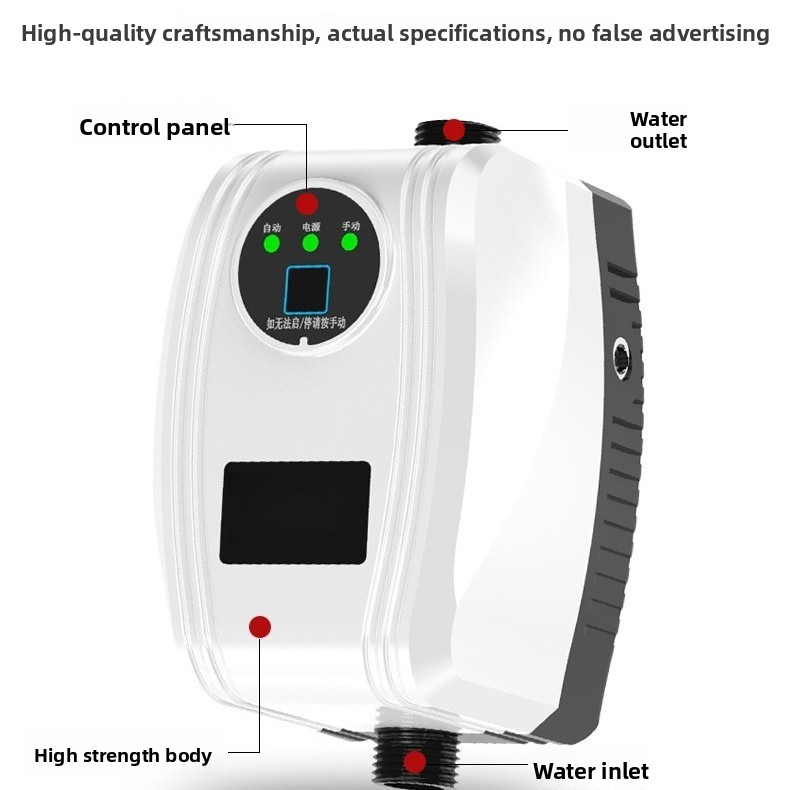Pompa Peningkat Tekanan Shower - Home Bathroom Water Heater ulasan dan harga