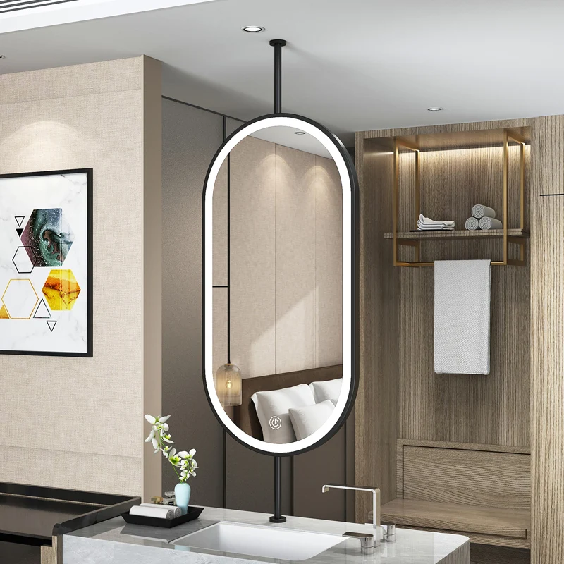Cermin Gantung Oval Ukuran 60x - Home Living Bathroom Vanity ulasan dan harga